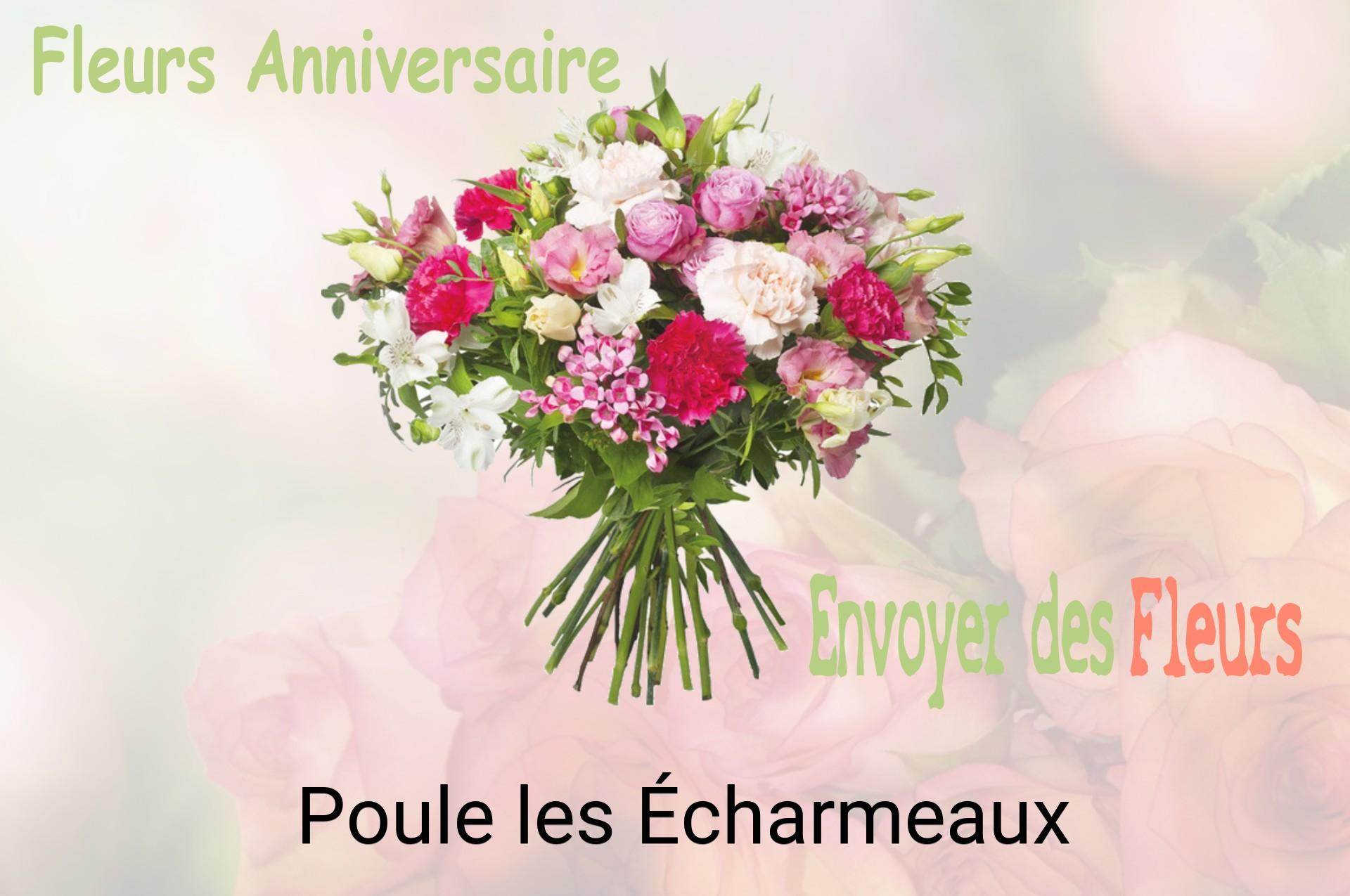 Bouquet de fleurs d’anniversaire livré à Poule-les-Écharmeaux